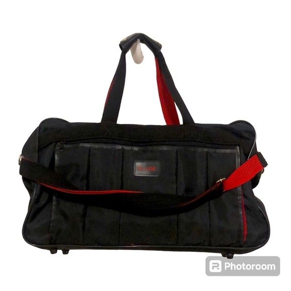 Kluge Black Weekend Travel Duffle Bag - Picture 1 of 8